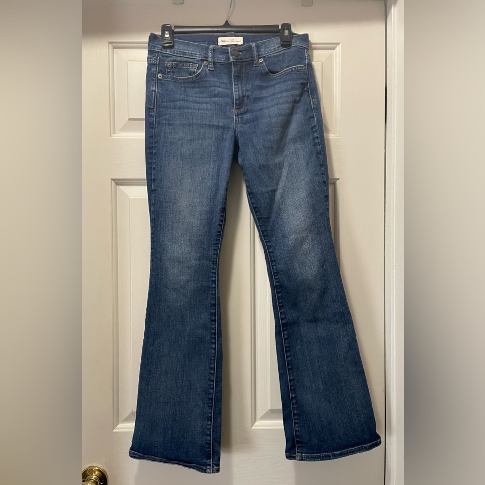 Women’s GAP Baby Boot Cut Classic Blue Jeans size 28 Short